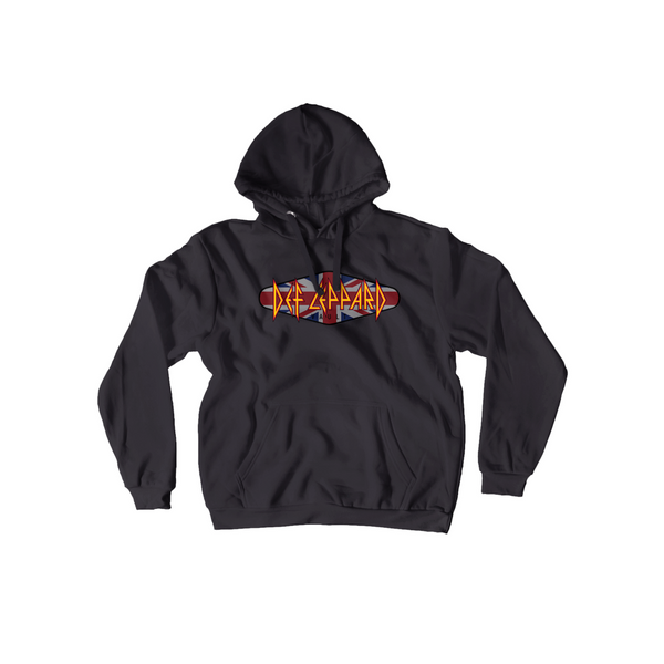 Def Leppard Vault Union Jack Logo Hoodie