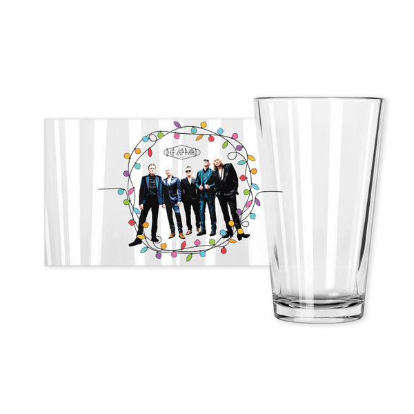 Def Leppard Vault Seasons Greetings Glassware