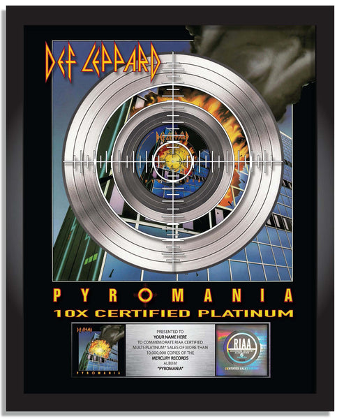 Pyromania Commemorative MultiPlatinum Album